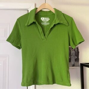 Big Bud Press Green Crop Top